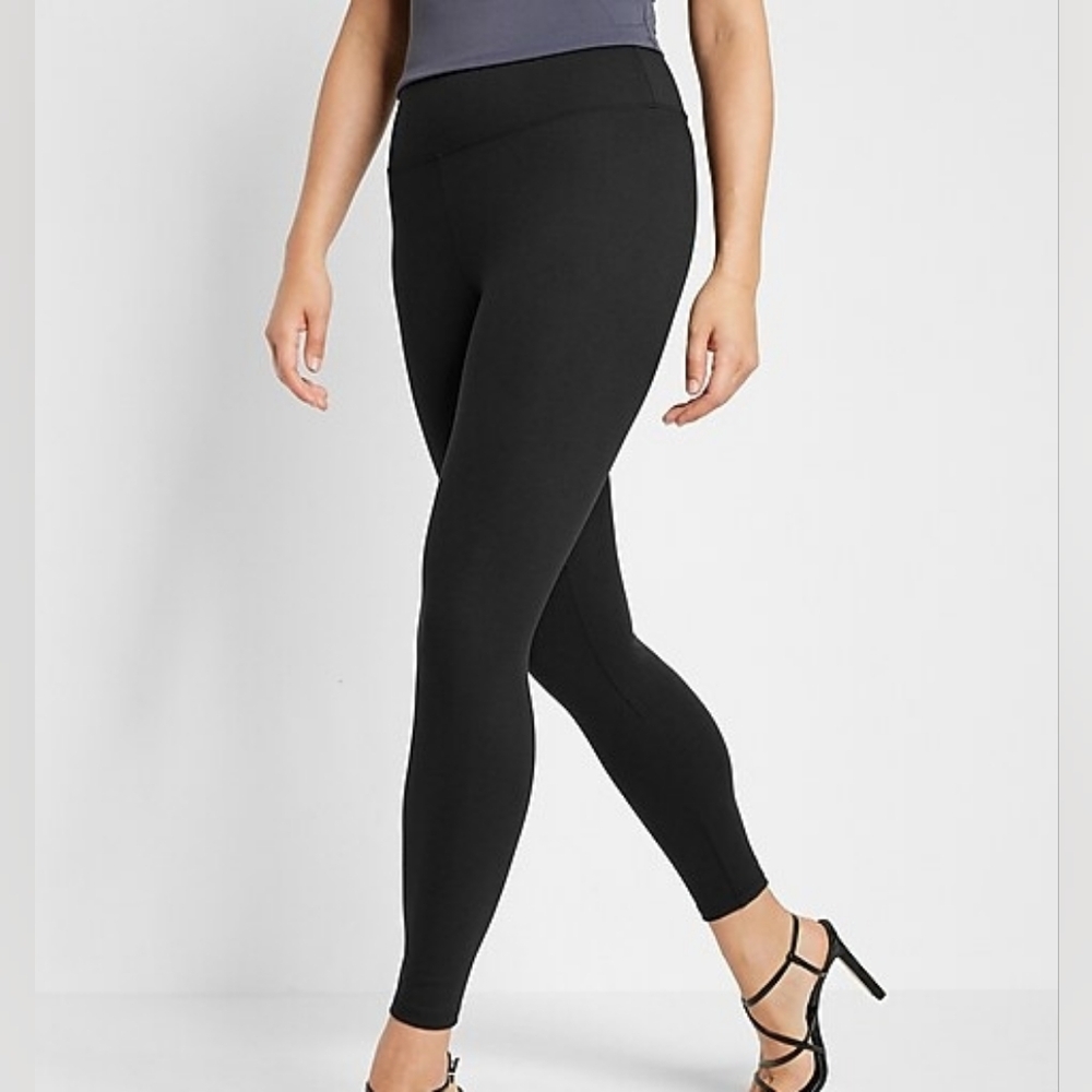 Express Super High Waisted Body Contour Leggings size medium